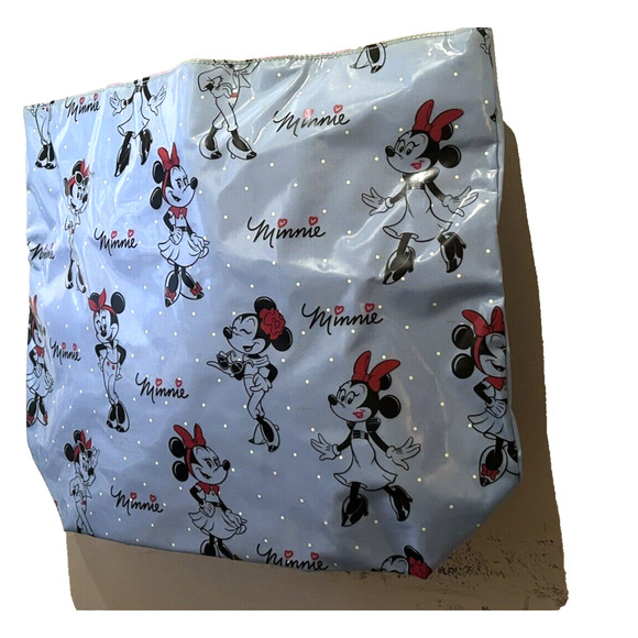 NWT Disney Parks Women's Slate Blue and Black Minnie Mouse Tote “Minnie” - Picture 4 of 8